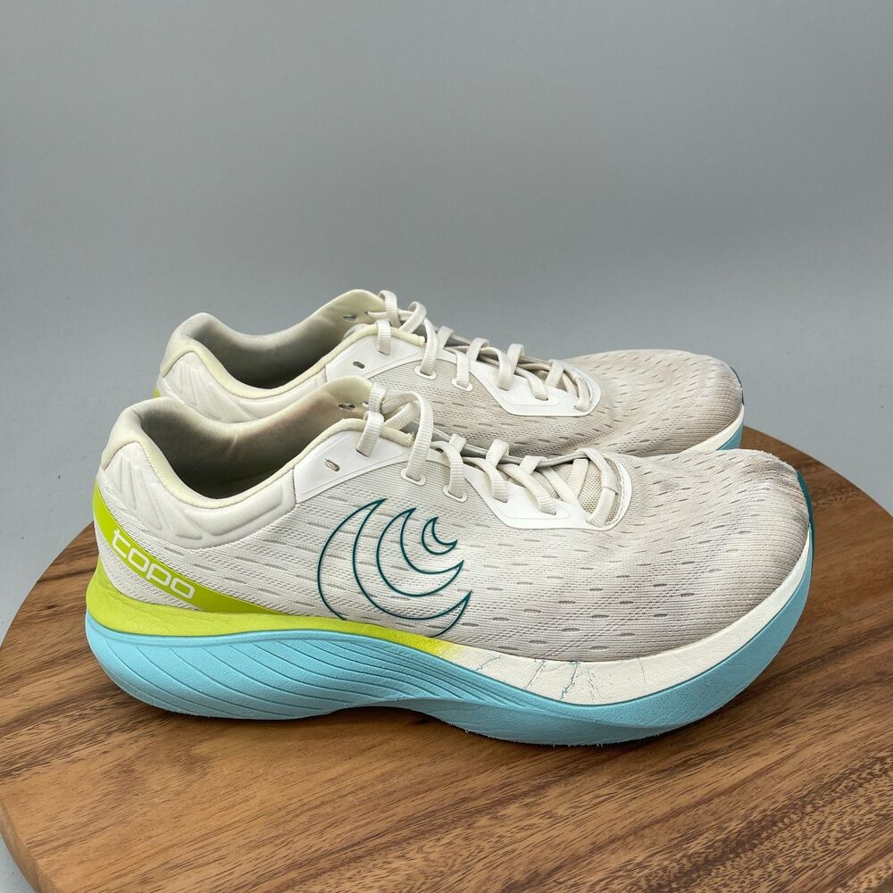 Topo Athletic Atmos Shoes Mens Size 11.5 White Running Comfort Walking Sneakers